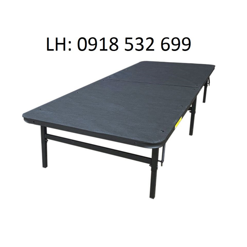 giường sắt mặt gỗ